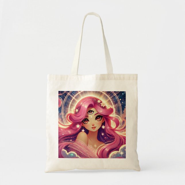 Lumière du rêve rose Réveillé Sac fourre-tout quot (Devant)