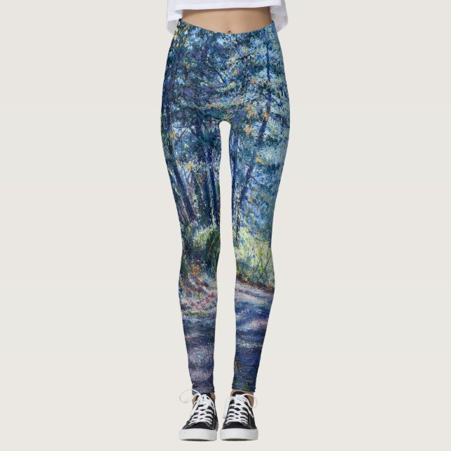 "Lumière du soir sur la piste" Leggings (Devant)