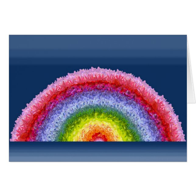 Lumière du soleil par l'arc-en-ciel de fleurs (Devant horizontal)