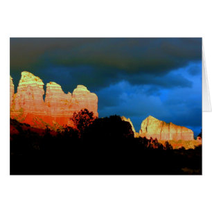 Lumière du soleil sur Steamboat Rock