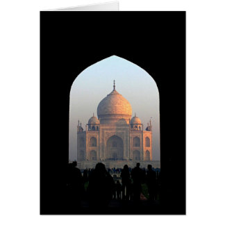 Lumière du Taj Mahal de photo d'architecture de