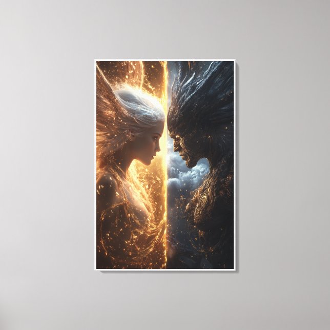 Lumière et foncée - toile d'Imaginaire spectaculai (Recto)