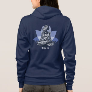 Lumière et Sweat - shirt à capuche de Lotus dans l