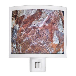 Lumière fossilisée de nuit d'oeufs de dinosaure