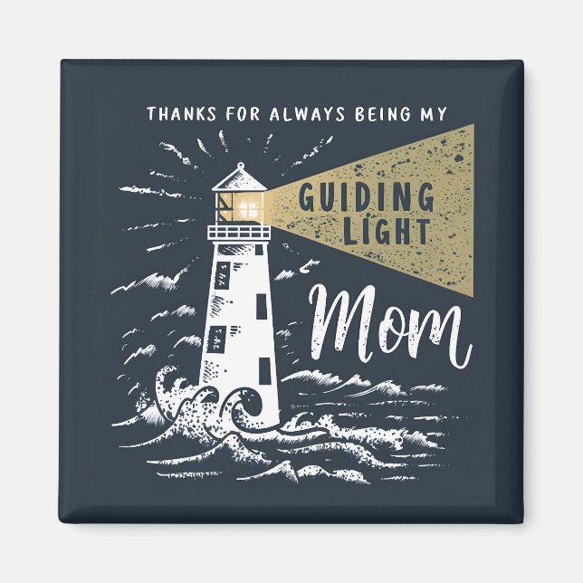 Lumière guide - Fête des Mères Aimant phare (Devant)