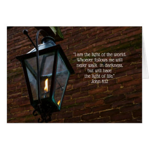 Lumière Le Chemin Carte Inspirante