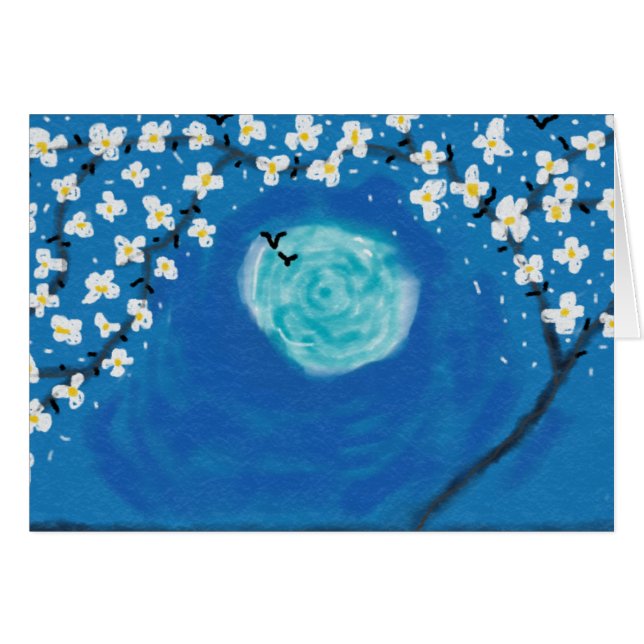 Lumière lunaire dans le verger (Devant horizontal)