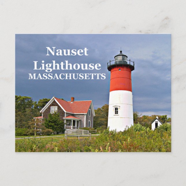 Lumière Nauset, Cape Cod, Carte Postale Massachuse (Devant)