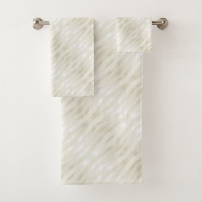 Lumière noble texturée beige et blanc (En situation)