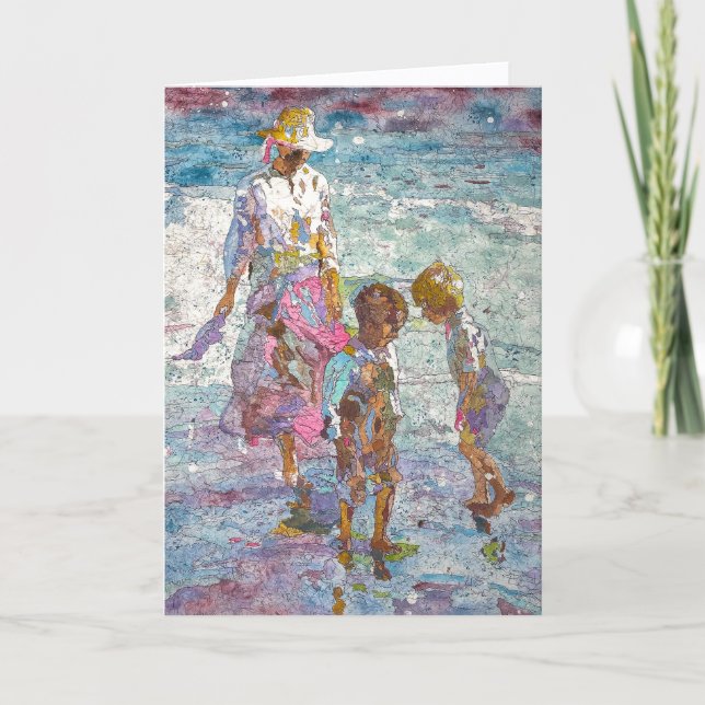 Lumière rassemblée © – Carte fine art vierge (Devant)