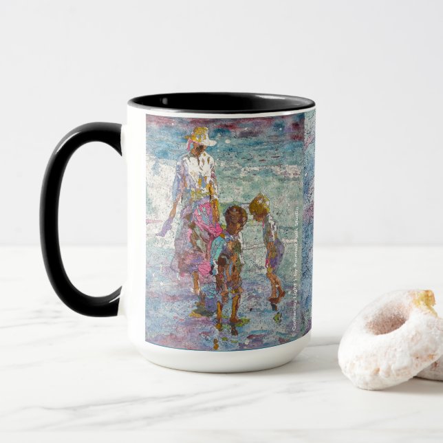 Lumière rassemblée © – Mug d'art fin (Avec donut)