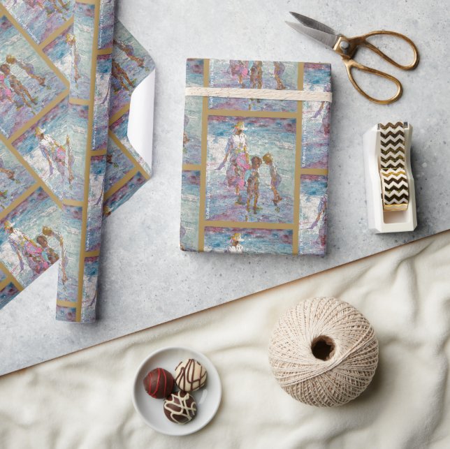 Lumière Rassemblée © – Papier Cadeau pour la Fête  (Artisanat)