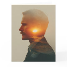 Lumière sereine de l'océan : Carte de sympathie à