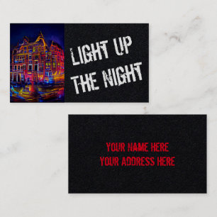Lumière Sur La Nuit 2 - Carte de visite Couleur Vi