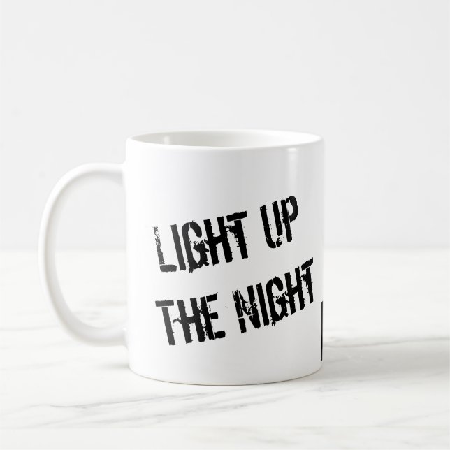Lumière Sur La Nuit 2 - Vive Couleur Mug (Gauche)