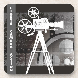 Lumières, appareil-photo, dessous de verre de