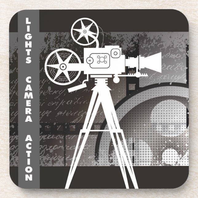 Lumières, appareil-photo, dessous de verre de (Devant)