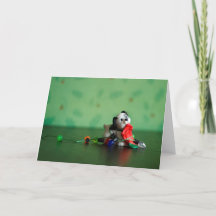 Lumières, Attractions, Action ! Carte de Noël