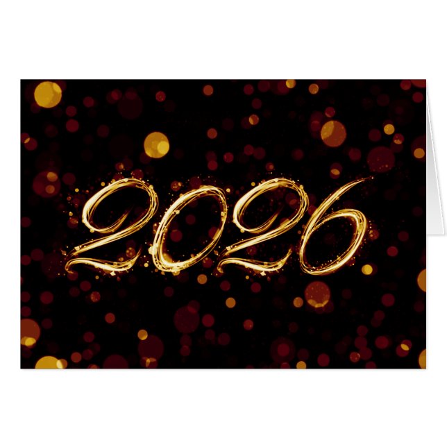 lumières bokeh 2026 nouvel an (Devant Horizontal)