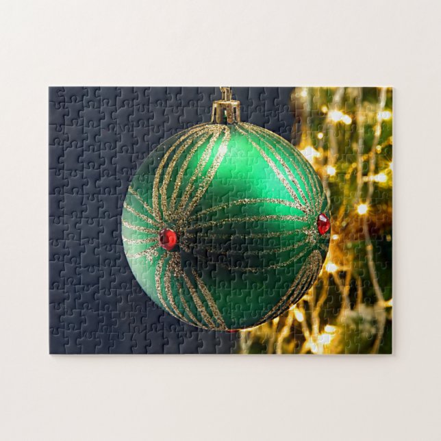 Lumières de décoration de Noël Bokeh Puzzle (Horizontal)