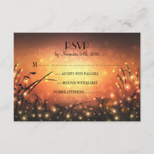 lumières de jardin mariage coucher de soleil carte