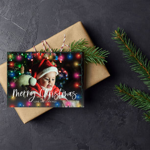 Lumières de Noël et photo