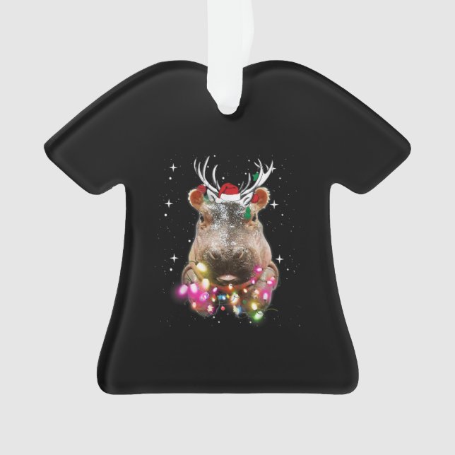 Lumières de Noël Hippo Fiona Hippopotamus Lover (devant)