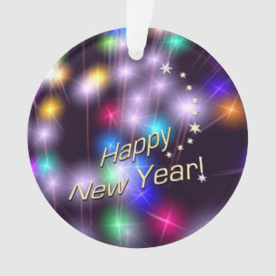 Lumières d'étoile de bonne année