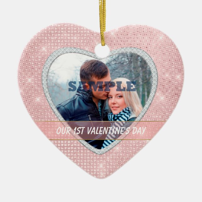 Lumières Élégantes Notre Premier Ornement Saint Va (Devant)