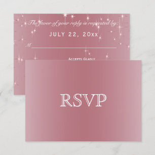 Lumières Gold Star Roses Blush - RSVP