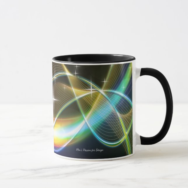 Lumières graphiques 4 Mug (Droite)