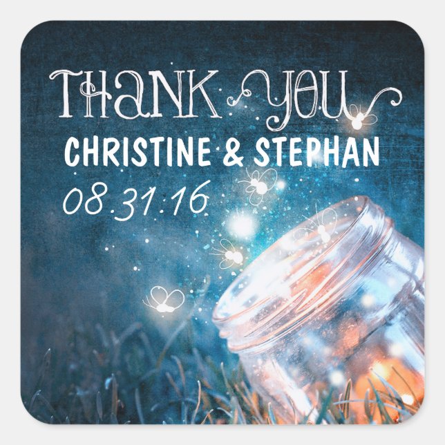 lumières nocturnes mason jar autocollants de maria (Devant)