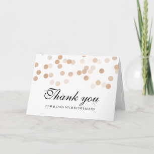 Lumières Pailletées en Cuivre Merci Demoiselle d'H