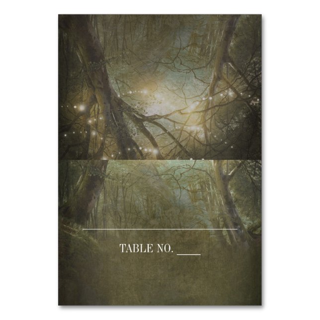 Lumières rustiques Woodland Cartes de Place (Par défaut)
