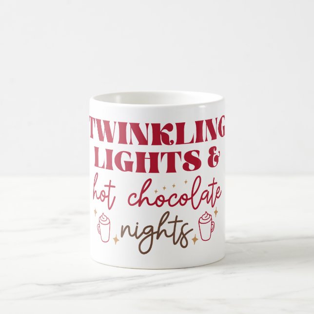 Lumières Scintillantes - Mug de Noël (Centre)