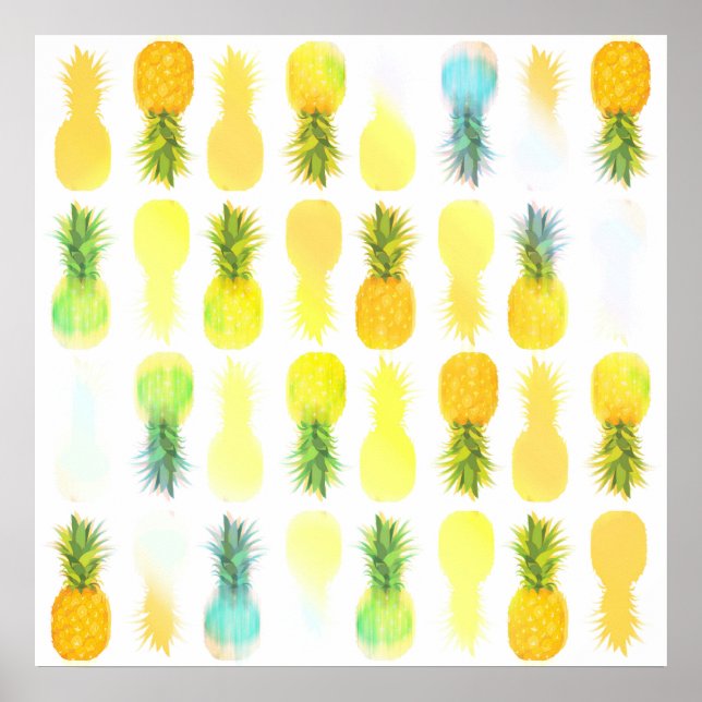 Luminosité de l'ananas - Poster (Devant)