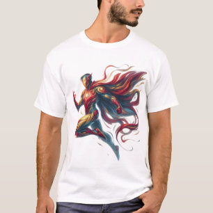 Luminosité héroïque : T-Shirt De Superhero Art Pei