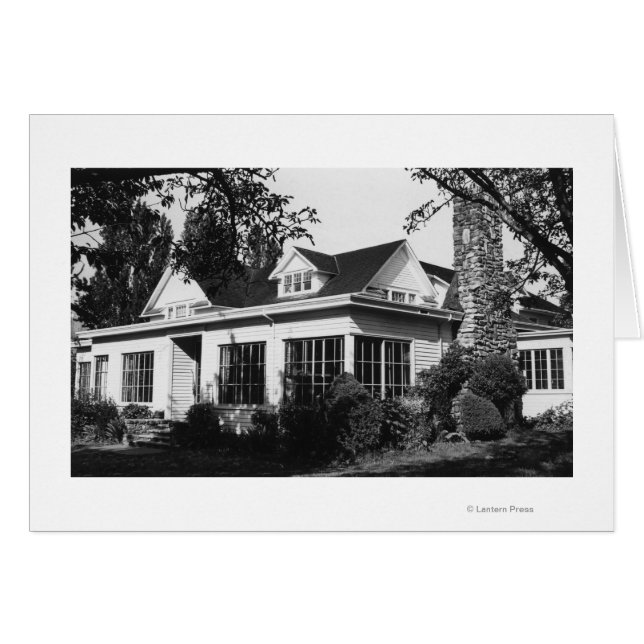 Lummi Island, WA - View Loganita Lodge Photograph (Devant horizontal)