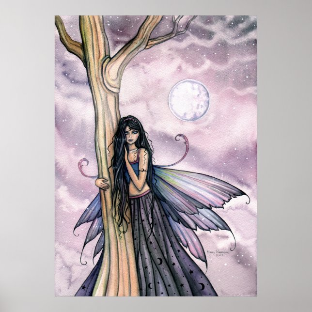 Luna Moon Fairy Poster Print by Molly Harrison (Devant)
