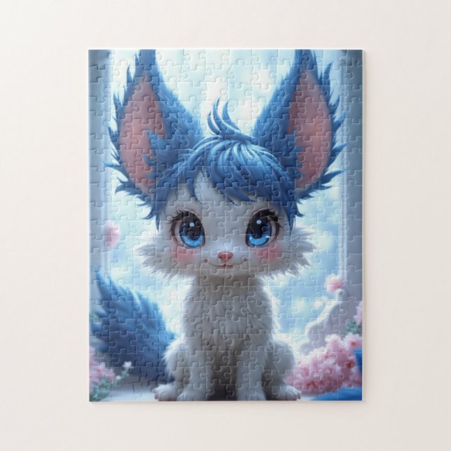 Lunabu in the Enchanted Garden Jigsaw Puzzle (Vertical)