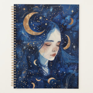 Lunar Dreamscape Spiral Planner