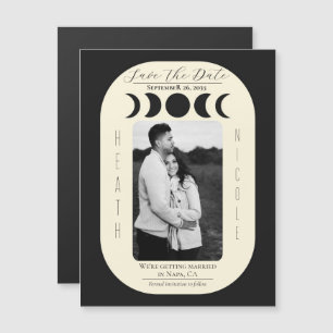 Lunar Luxe Black & Cream Moon Phase Enregistrer La