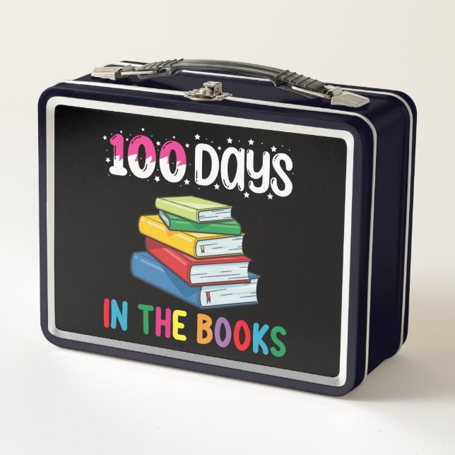 Lunch Box 100 Jours Dans L'École De Livres Lecture Bibliothé (Devant)