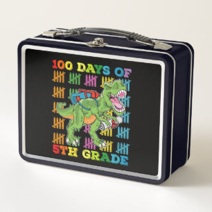 Lunch Box 100 Jours De 5E Année T Rex Dinosaur School