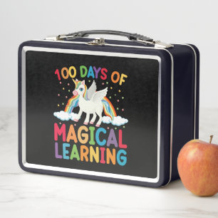 Lunch Box 100 Jours De Magical Learning School Unicorn Girls