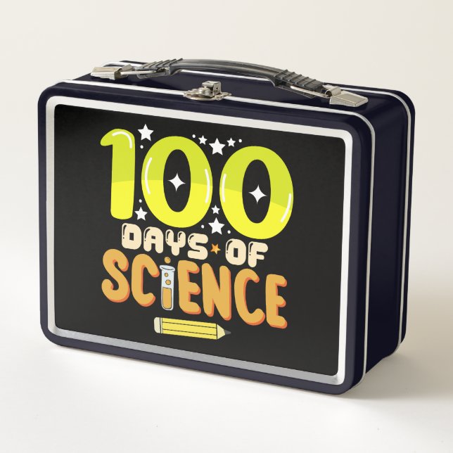 Lunch Box 100 Jours de sciences 100e Jour de l'enseignant sc (Devant)