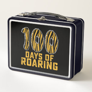 Lunch Box 100 jours de tigre rugissant drôle 100ème jour éco
