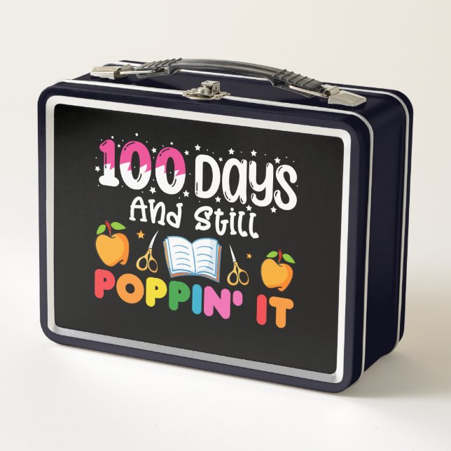 Lunch Box 100 Jours D'école Et Ça Continue De Pétarader (Devant)