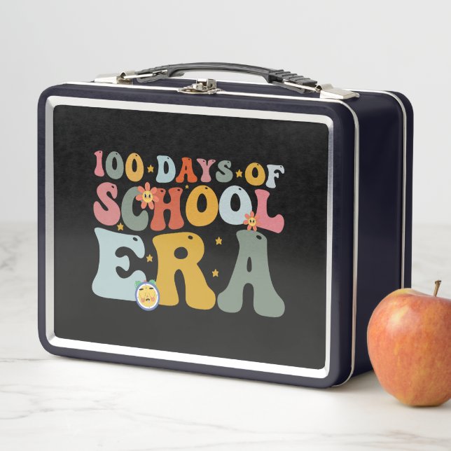 Lunch Box 100 jours d'école Prof cool pour enfants (En situation)
