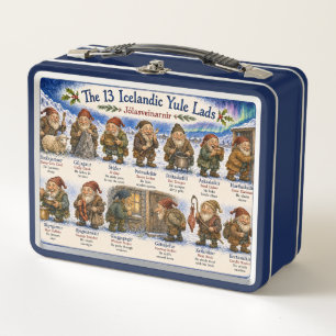 Lunch Box 13 lutins de Noël islandais Noël reykjavik